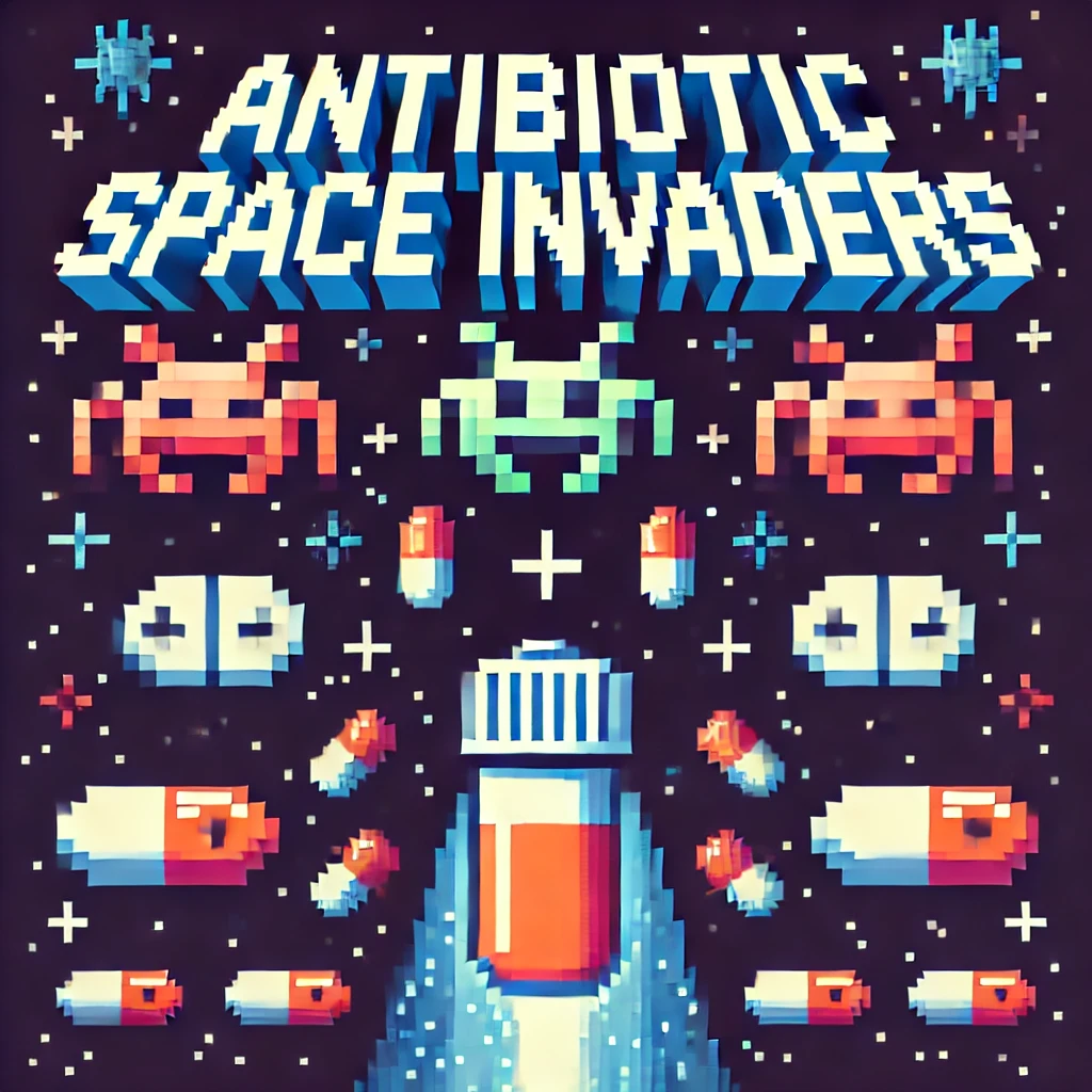 Antibiotic Space Invaders Hero Image